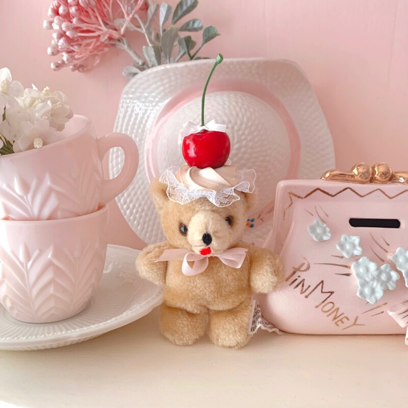 for stuffed & doll】ベイクドホイップチェリーヘッドドレス - Sugar